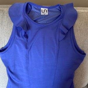 Urban Savage Grape purple Performance Tank Ruffles Small